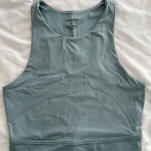Banana Republic Active Crop Top Stone Blue Size S